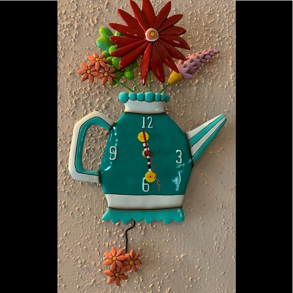 Beautiful clock with pendulum